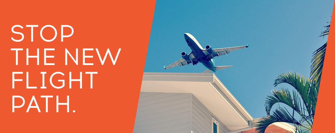 Stop the new flight path